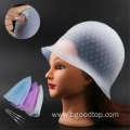 Silicone hair dye dye brightening hood with holes